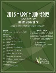 Cancel * * * * search inventory. Fan 2018 Happy Hour Series Flooring Association Northwest