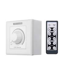 Max 150w Wall Dimmer Switch Led Dimmer With 12 Keys Ir Remote Control For Dimmable Light Lamp Bulb 110v 220v