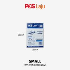 Choose from a variety of sizes and formats for shipping within canada, to the u.s. Pos Laju Prepaid Courier Parcel Envelope Bag Size S Blue Shopee Malaysia