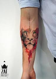 Watercolor red rose tattoo design on shoulder. 1001 Ideas For A Beautiful Watercolor Tattoo You Can Steal