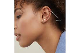 Whether you want 3 cartilage or lobe piercings, this style looks good with studs, hoops, and cuffs. Everything You Need To Know About Cartilage Piercings Mejuri