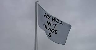 See more of he will not divide us on facebook. Shia Labeouf S He Will Not Divide Us Anti Trump Flag Has Come To Liverpool