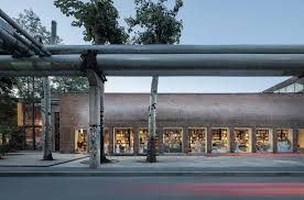 By design studio, inc, davis, california. Bookstore In 798 Art Zone Beijing By 3andwich Design He Wei