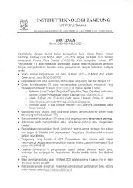 Apapun tujuan atau maksud pengunjung mendatangi perpustakaan, yang pastinya kedatangan mereka perlu dicatat atau diagendakan. Surat Edaran Upt Perpustakaan Mengenai Pencegahan Corona Virus Disease Covid 19 Perpustakaan Itb