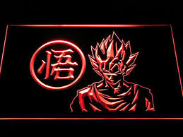 Yūki no akashi wa sūshinchū, lit. Dragon Ball Z Gt Super Saiyan Son Goku Led Neon Sign Safespecial