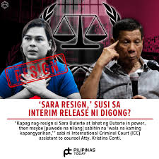 Filipinas - Naniniwala si ICC Assistant to Counsel Atty. Kristina Conti na  makakatulong para mapagbigyan ang apela at tuluyan nang mapalaya si dating  pangulong Rodrigo Duterte mula sa The Hague, Netherlands kung