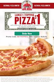 Large 1 Topping Free With Your Specialty Pizza At Papa Johns Via Promo Code Bettermeal 10 Pizza Special Toppings Pizza