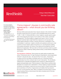 Https Www Reedsmith Com Media Files Perspectives 2014 05 Combined Prevention Of Shipment Clause Replaces Pr Files Force Majeure Issues Fileattachment 140513 Client Alert 14031 Pdf