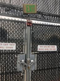 5% off your lowe's advantage card purchase: Locked Up Fire Escape Have A Lowe S Safe Day R Lowes