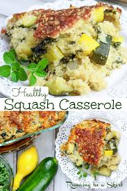 I have different suggestions for different casseroles. Healthy Yellow Squash Casserole Recipe The Best Running In A Skirt