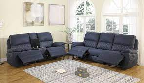 Your sofa and loveseat set is pretty important. Martz Blue Performance Faux Suede Reclining Sofa Loveseat Set