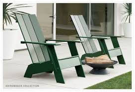 Recycled Plastic Adirondack Chairs By Knoll Very Comfortable I Covet These Dwr And Room And Bo Outdoor Furniture Modern Outdoor Furniture Adirondack Chair