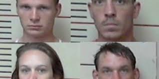 Sheriff: 4 busted for meth, stealing farm equipment