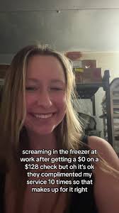 Screaming in Freezer at Work