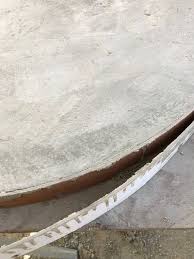 How To Make A Round Concrete Table Top Concrete Table Top Concrete Table Concrete Top Dining Table