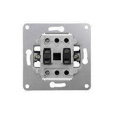 Vypínač Vera Woods jednopólový č.1, bílý