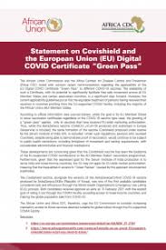 How uae green pass works for tourists. Statement On Covishield And The European Union Eu Digital Covid Certificate Green Pass Africa Cdc