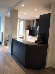 Une rénovation de #cuisine complète avec ouverture de mur. Cuisine Ouverte Bar Top Cuisine