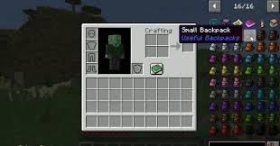 Do you have many items and your inventory always full? Useful Backpacks Mod 1 16 5 1 15 2 Mod Minecraft Download