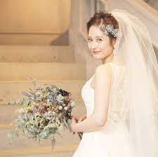 ウェディングドレスに合うベール ヘア ベールタイプ別の髪型35選 結婚式準備はウェディングニュース 花嫁 ベール ベール ウェディング ウェディング