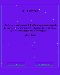 A simple project displays the famous quote and its author on click of the button. Github Syknapse Random Quote Machine React Beta Random Quote Machine Generates Random Quotes Most Are Meaningless