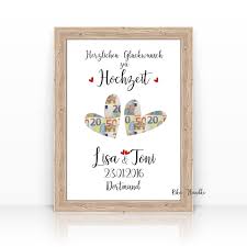 Gift Wedding Money Gift Hearts Wedding Gift Personalized Gift Idea Wedding Gift Money Personalized Wedding Gifts Wedding Money