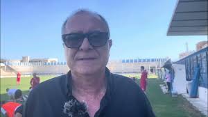 Il Presidente dell’Akragas Carmelo Callari parla al raduno dei biancazzurri