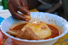 It's made by boiling yams, plantains or cassava and then pounding them into a. Ghana Delicious Fufu Out Of Staple Yam Ghana Live Tv