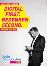 German right wing afd has a new hero: Bundestagswahl 2017 Plakat Fdp Lindner Design Tagebuch
