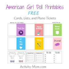 free american girl doll printables the activity mom
