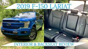 That's why we bought a bright blue lariat for our. 2019 Ford F 150 Lariat Interior Backseat Youtube