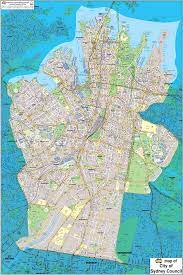 The city of sydney is bounded by port jackson in the north, the woollahra municipal council area and randwick city in the east, the in the 1950s the western boundary of the city was characterised by port related functions, including warehousing, light industry and some worker's housing. Sydney Council Local Government Area Large Map 1 15 000 Lga