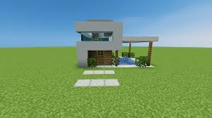 42 fachadas de casas modernas bonitas elegantes emarq net. Pequena Casa Moderna Small Modern House Minecraft Map