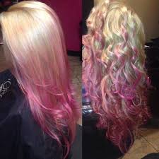 Pin By Anna Christine Neel On H A I R H E A V E N Pink Blonde Hair Pink Hair Pink Hair Highlights