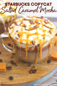 Iced caramel macchiato copycat starbucks recipe. Copycat Starbucks Salted Caramel Mocha Recipe Delightful E Made