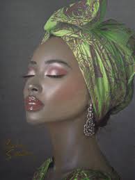 Collection "Ebony Grace"by @Noriartcoloring Colorist@Caroline Satterley  Using #Faber-Castell Pencils #Skintone Pan Pastals #Soft Pastals #Let's  Chameleon Paint Powder