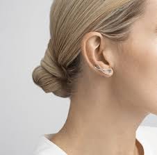 Stylish ear cuffs for a glamorous you. Infinity Ear Cuff Earrings In Sterling Silver Georg Jensen