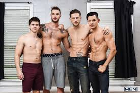 Gratis gay Jizz Orgy porn group sex MEN