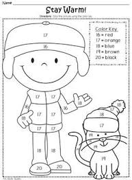 Christmas Color By Number Numbers 1 20 Kindergarten Holiday Math Christmas Color By Number Letter A Crafts Holiday Math