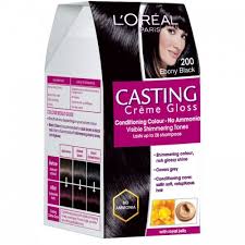 Find this pin and more on hair style by hitomi _tk. Buy Loreal Paris Casting Creme Gloss Hair Color 200 Ebony Black Online Looksgud In