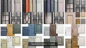 Shop our full selection of unfinished cabinet doors today! Cabinet Doors Collection 3d Model Cgtrader