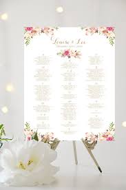 Wedding Seating Chart Alphabetical Large Poster