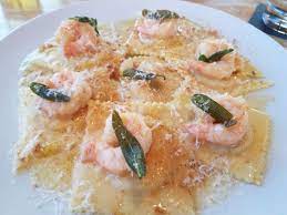 You're just a few ingredients away from this incredibly delicious it's unreal. Butternut Squash Ravioli With Prawns Soooo Good Picture Of Cactus Club Cafe English Bay Vancouver Tripadvisor