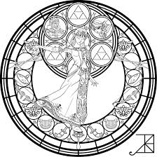 Stained Glass Zelda Coloring Page Coloring Pages Inspirational Coloring Pages Disney Coloring Pages