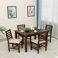 Putting large, heavy furniture into a small room will make it feel cramped, while choosing light and airy styles can make a big room seem empty. 4 Seater Dining Tables Sets Online At Discounted Prices On Flipkart