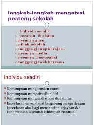 Hal ini telah mencetuskan kebimbangan yang berterusan dalam kalangan masyarakat namun demikian sehingga kini belum ada penyelesaian yang konkrit untuk mengatasi gejala ponteng sekolah. Ponteng Sekolah