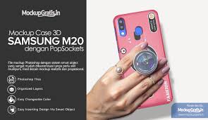 Great for making quick mockups. Mockup Custom Case 3d Samsung Galaxy M20 Dengan Popsocket Gratis