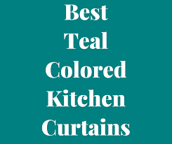 This circular flower can be hung horizontally or vertically above the bed, over the sofa, or over the console table. Teal Kitchen Curtain Ideas Teal Color Theme Itchen Decor Ideas