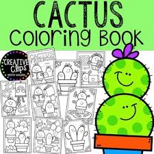 The crayon crowd coloring pages! Cactus Coloring Page Worksheets Teaching Resources Tpt