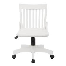 Osp Home Furnishings Deluxe White Wood Bankers Chair 101wht The Home Depot Osp Home Furnishings Bankers Chair Furniture Design Wooden